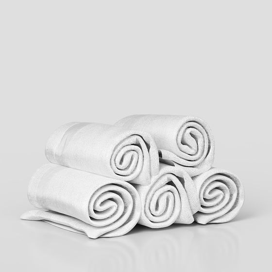 Soothing Towels 3D Model