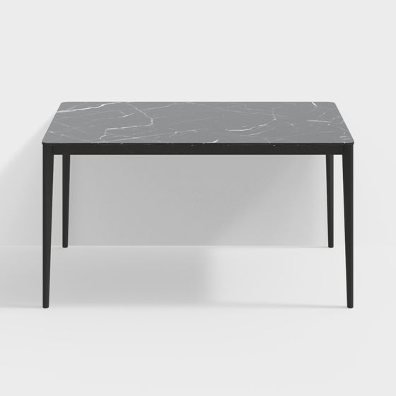 Urban Marble Dining Table 3D model
