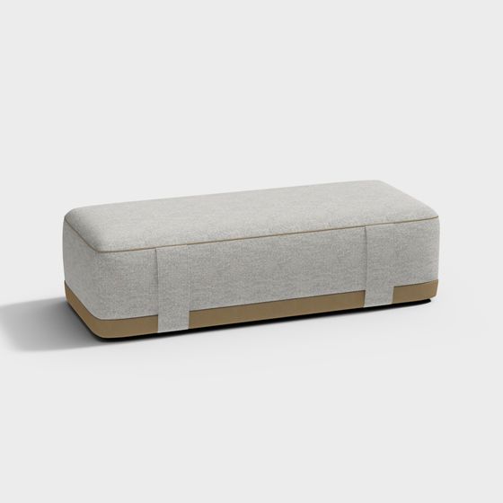 Urban Comfort Ottoman 3D model