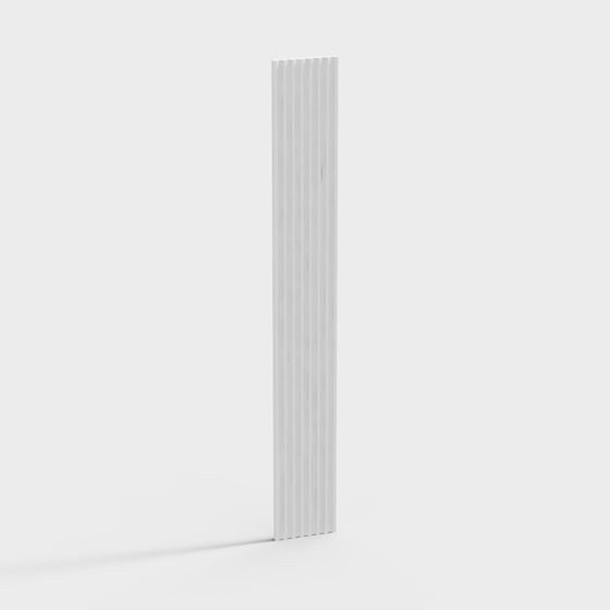 Stylish Corrugated Column 3D model