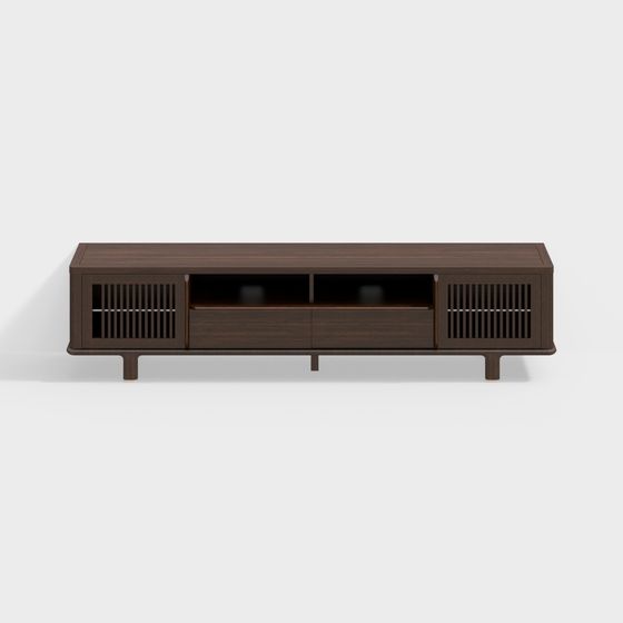 Modern Minimalist TV Cabinet 3D Model