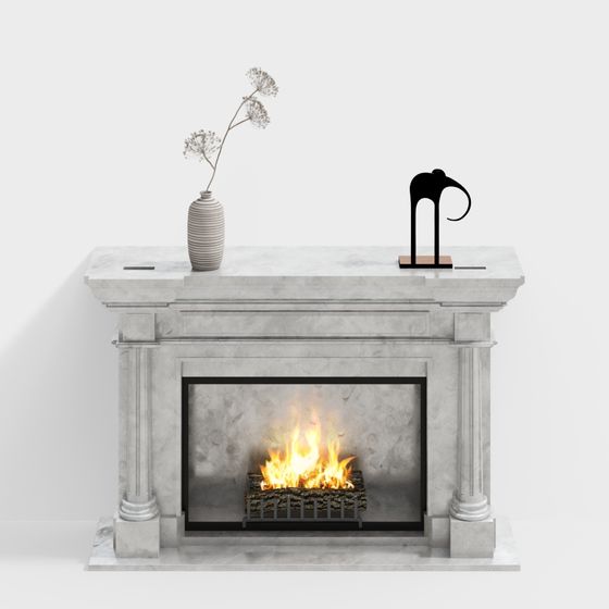 Chimenea de estilo europeo 01