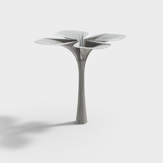 Light Tree 3D Model - Futuristic Design