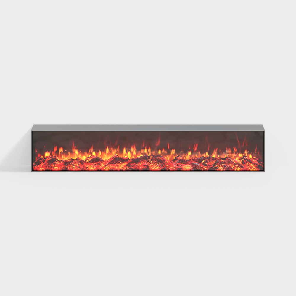Electronic fireplace simulation flame screen03