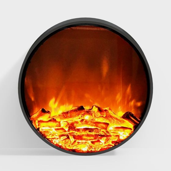 Cozy Fireplace 3D model