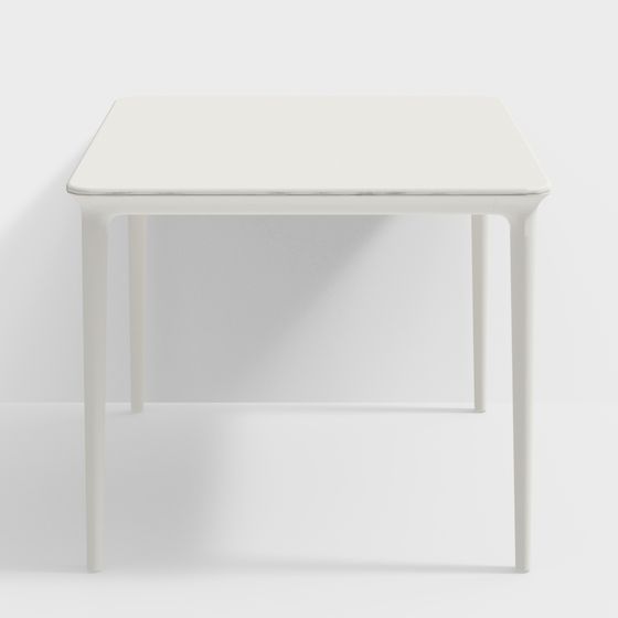 Stylish Marble Dining Table 3D model
