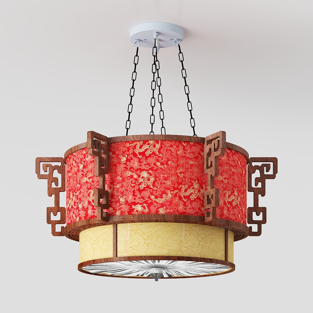 Traditional Chinese Lantern 3D Model