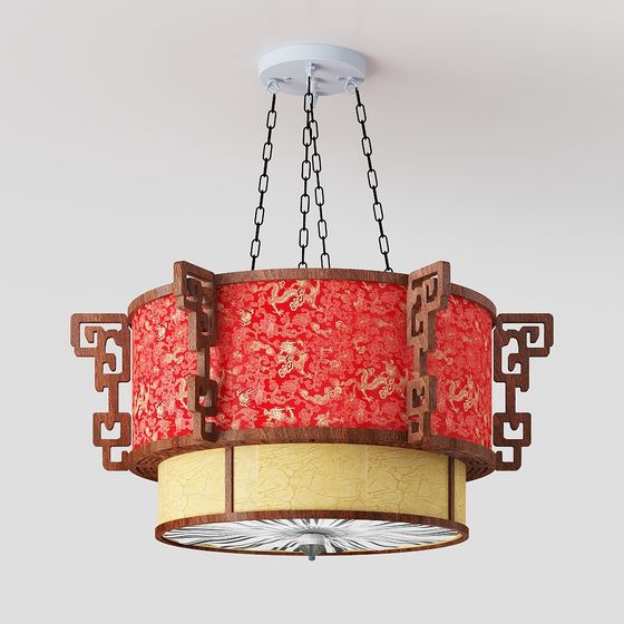 Traditional Chinese Lantern 3D Model