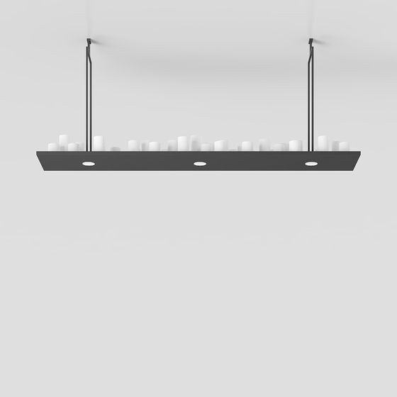 Urban Skyline Chandelier 3D model