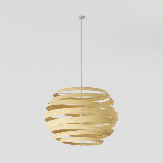 Stylish Low-Polygon Chandelier 3D model