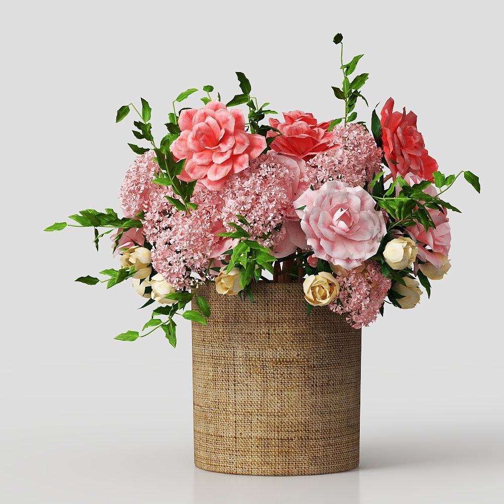 Red Vase Decoration 1