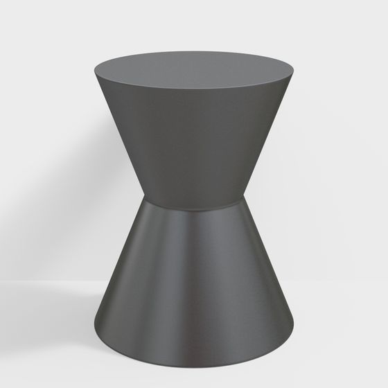Stylish Cone Shaped Side Table 3D Model