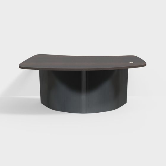 Sleek Low-Polygon Conference Table 3D model