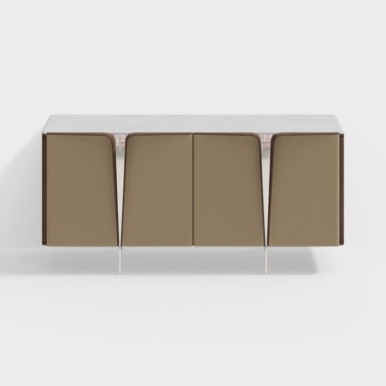 Buffet en pierre microcristalline colorée mate FG415