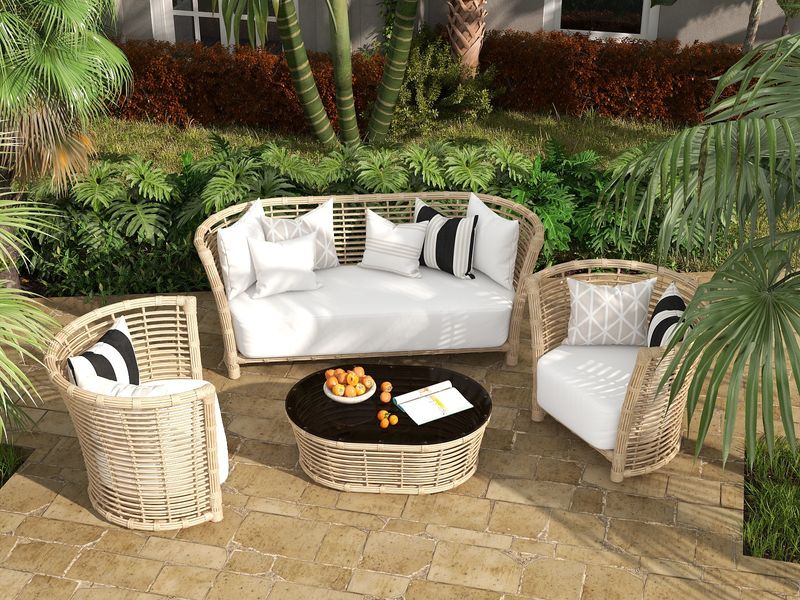 Tropical Oasis Outdoor Lounge