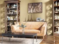 Elegant Living Room with Warm Earthy Tones