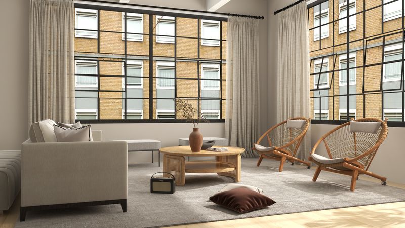 Modern Living Room with Neutral Elegance