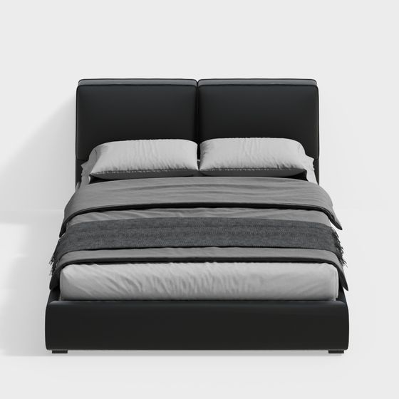 01-DPRC06 Giường Bò Đen Lớn-1.5