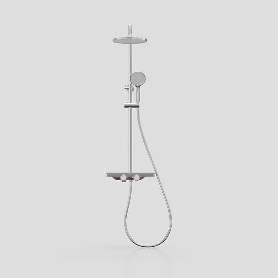 Modern Minimalist Shower System 3D model