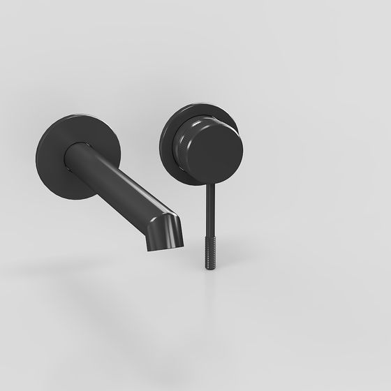 Lavabo gris oscuro de grifo de arma Rite R&T RT504800H