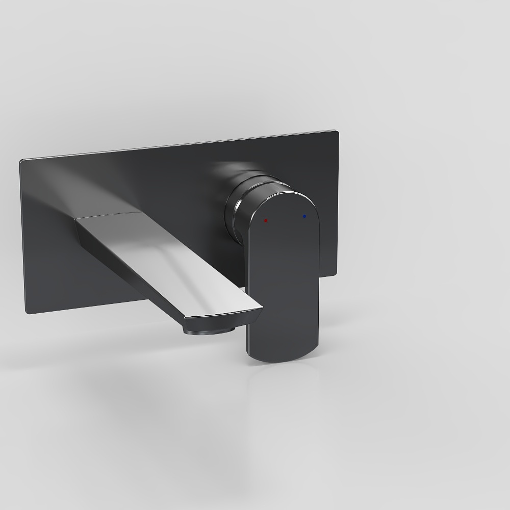 Vòi chậu rửa ẩn R&T R2007-Màu xám súng