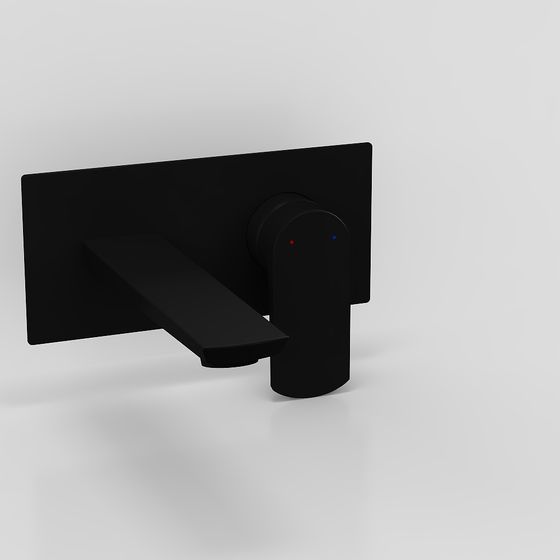 Stylish Black and Red 3D Model for Modern Applications