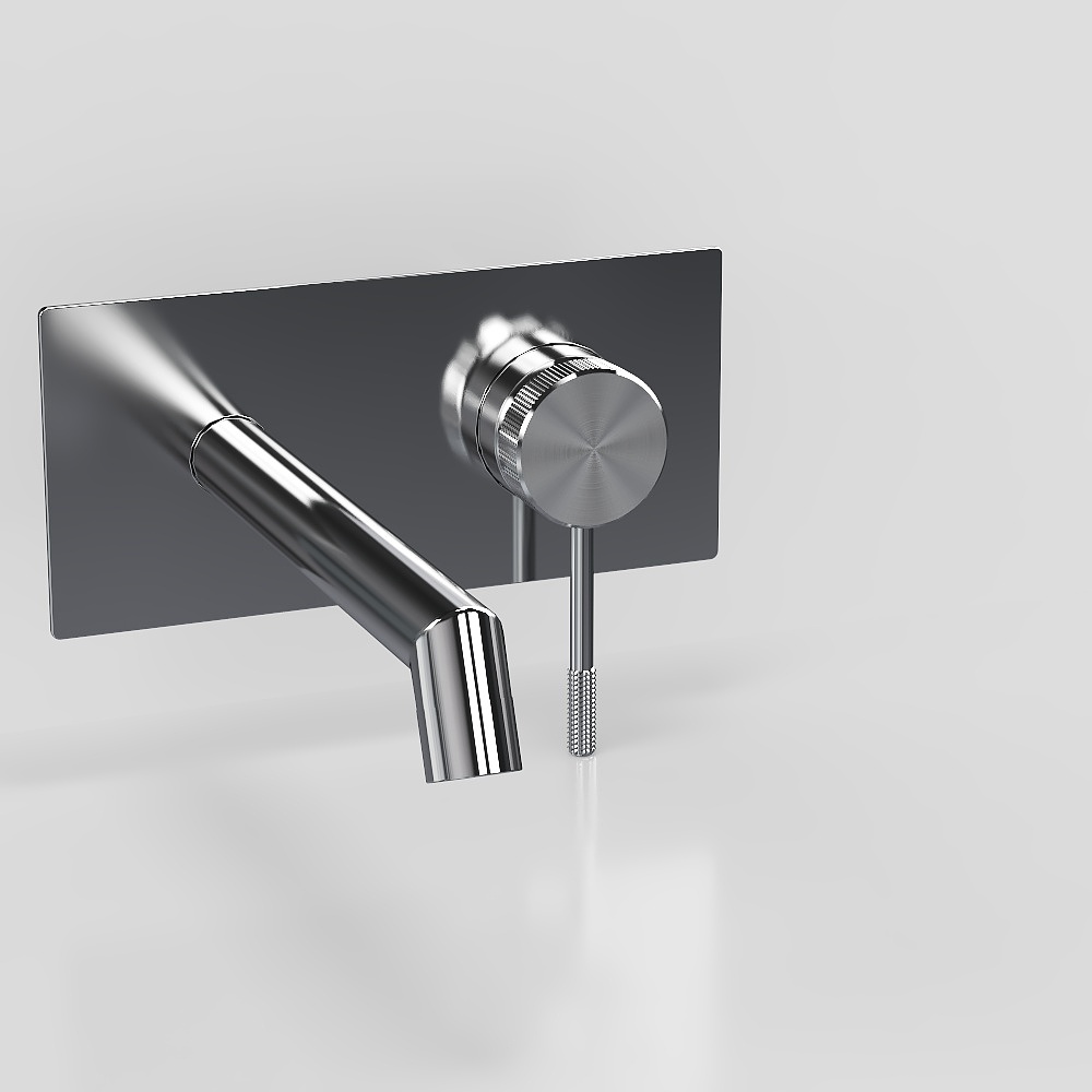 Robinet de lavabo encastré R2008 - Fini chromé