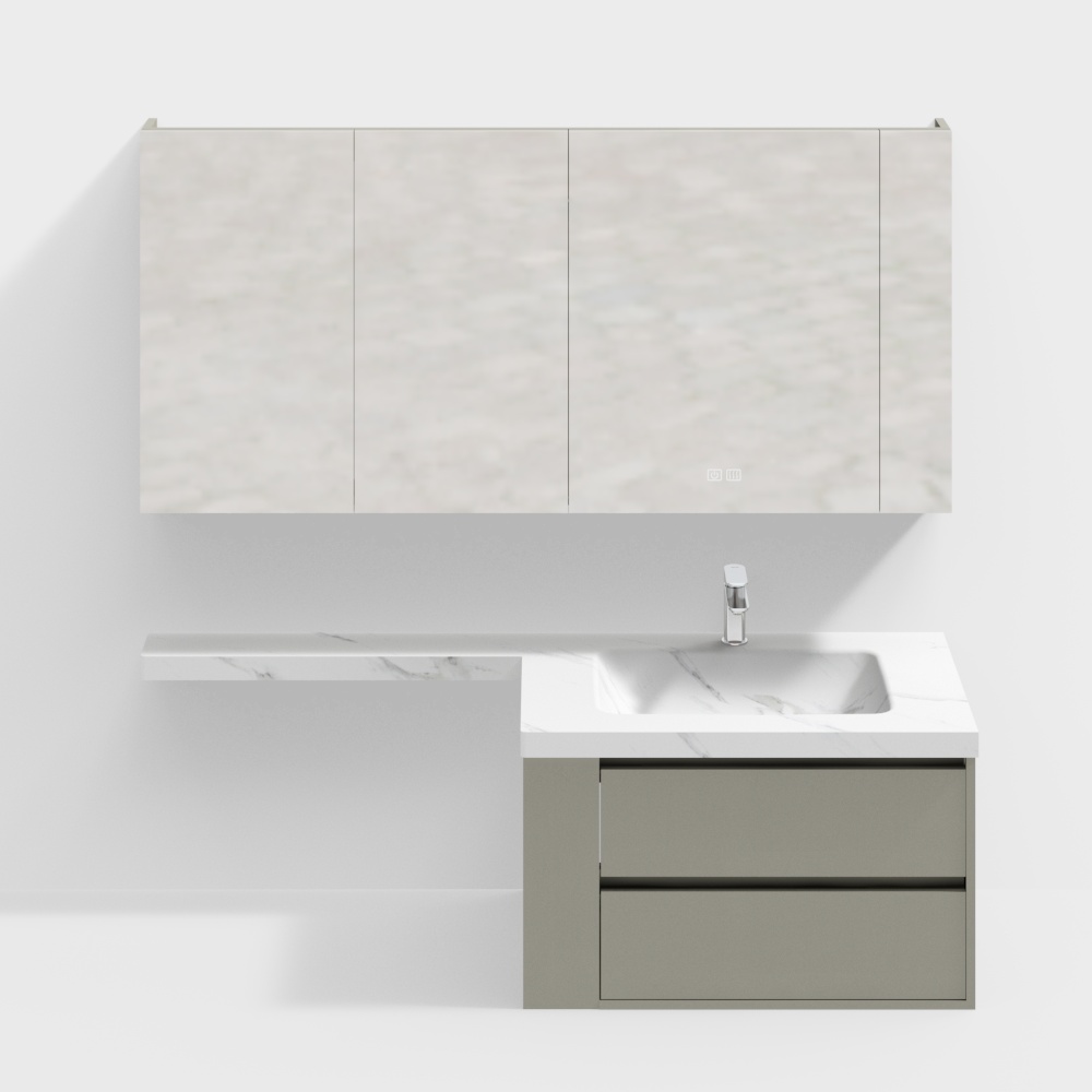 Yanghu Mirrors Zhang Jie's Bathroom Cabinet