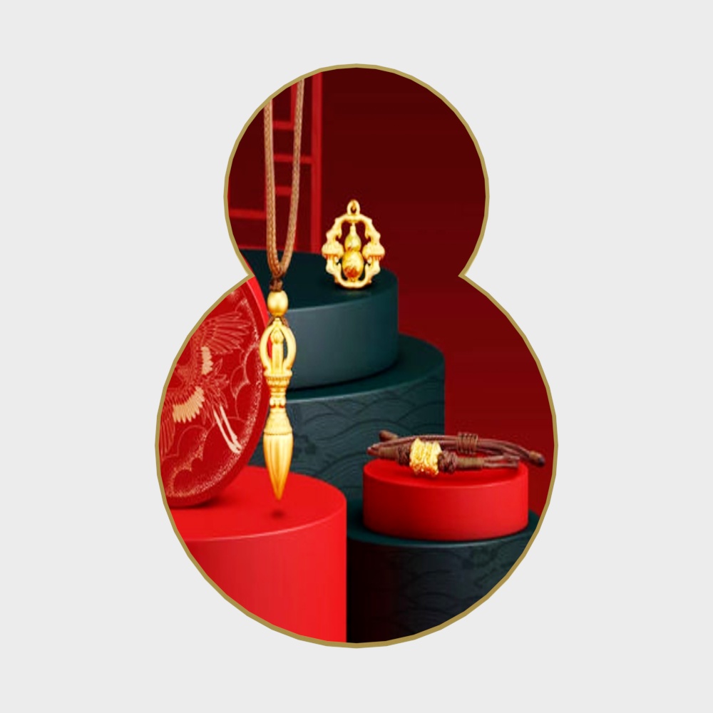 Mystical Eastern Jewelry 3D Model