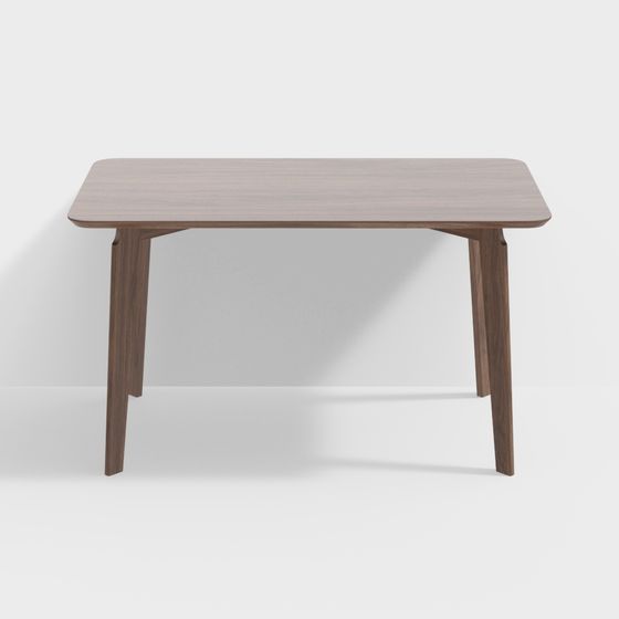 Modern Minimalist Dining Table 3D model