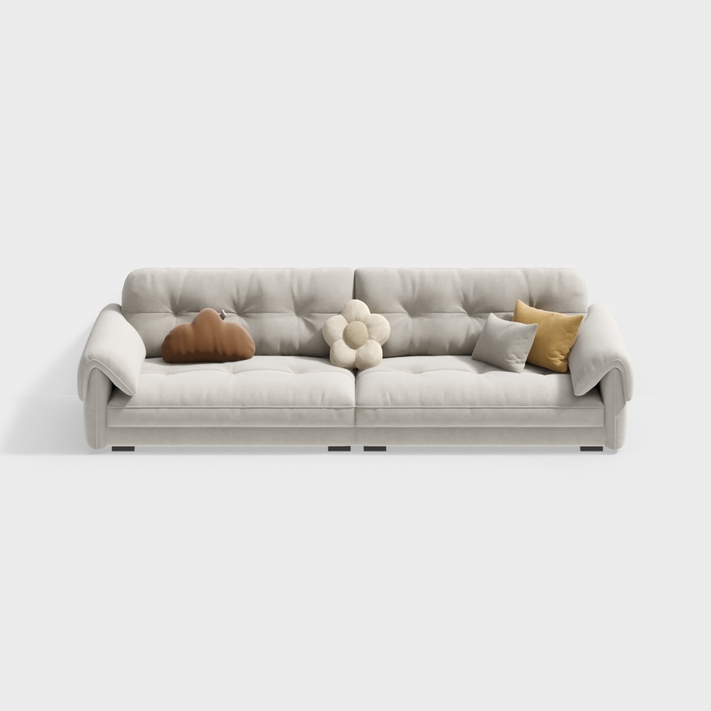 Cremiges Sofa