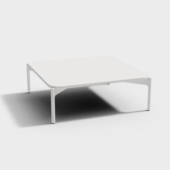 Sleek Coffee Table 3D model for Modern Interiors