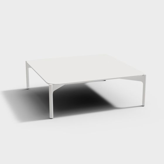 Urban Corner Coffee Table 3D model for Modern Spaces