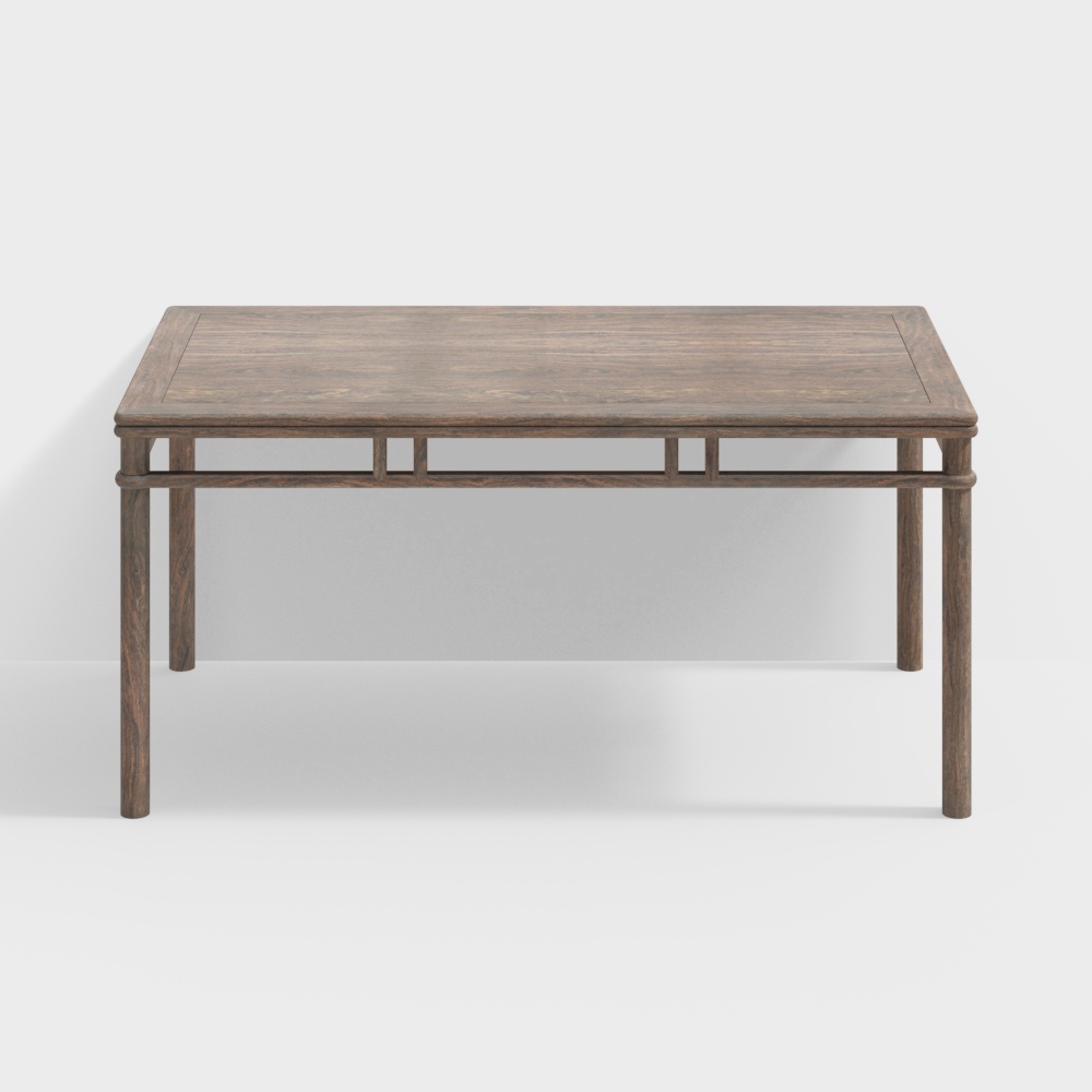 Runder langer Esstisch im Ming-Stil