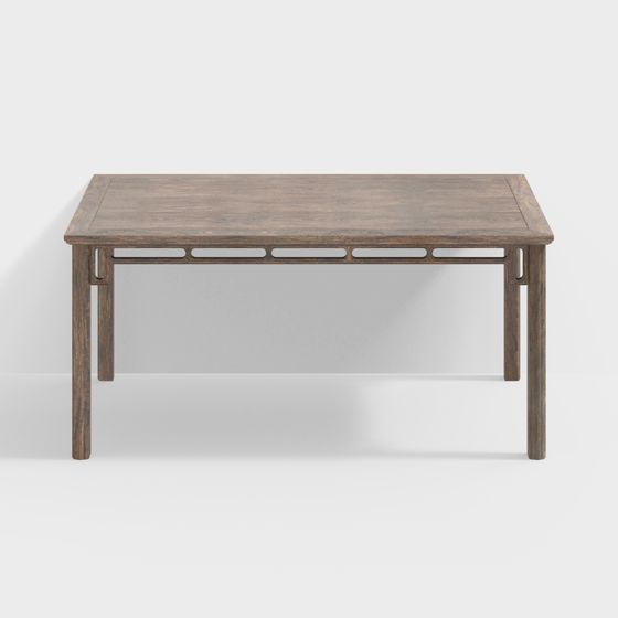 Vintage Dining Table 3D model