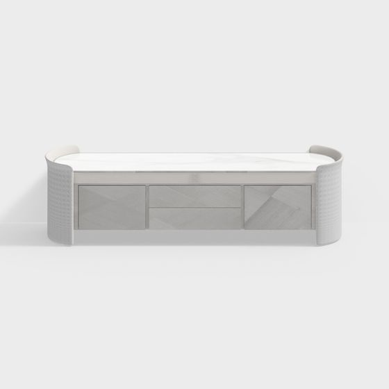 Urban Leisure Bench 3D model