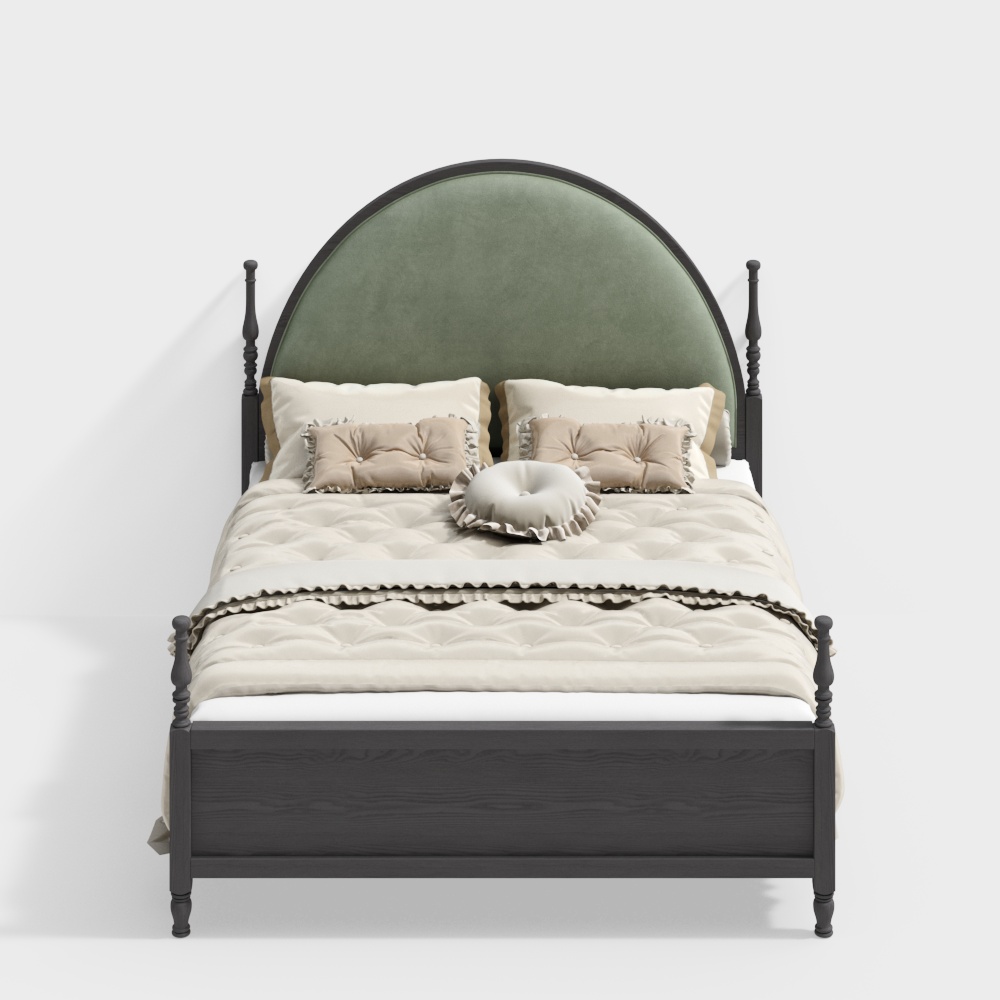 1.5m Vintage Style Bed Series Savannah BSFNC2831