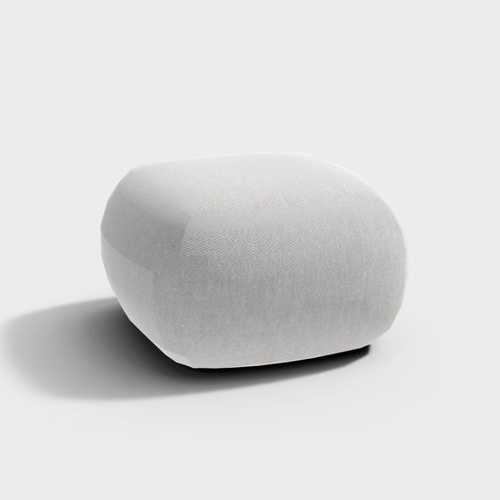 Cloud Stone Stool 3D model