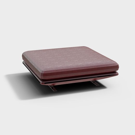 Ligne Roset Prado großer quadratischer Hocker Tiefe 120