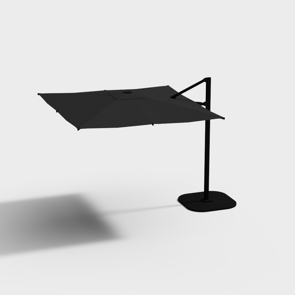 Elegant Cantilever Umbrella 3D model