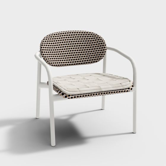 Stylish Modern Chair 3D model for Creative Spaces