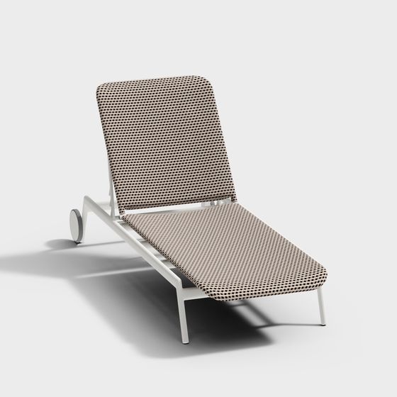 Stylish Lounge Chair 3D model for Relaxing Spaces