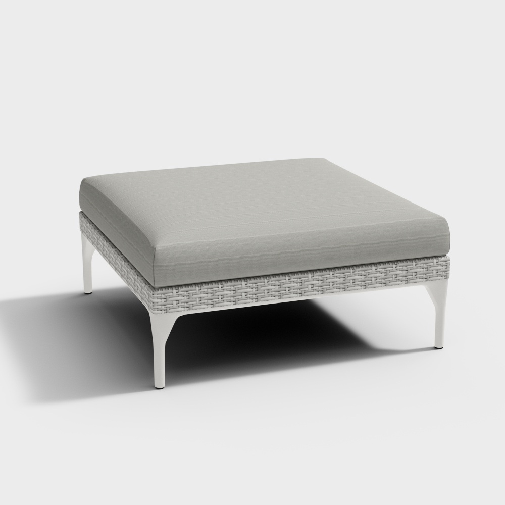 DEDON MU Footstool 90x90
