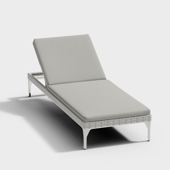 Stylish Lounge Chair 3D model for Relaxation