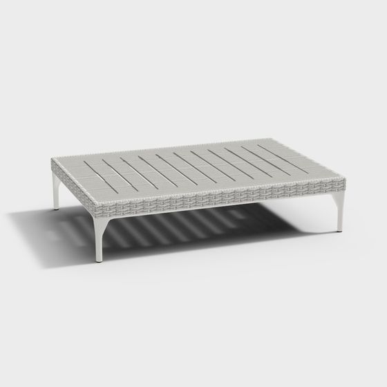 Elegant Urban Balcony Lounger 3D model