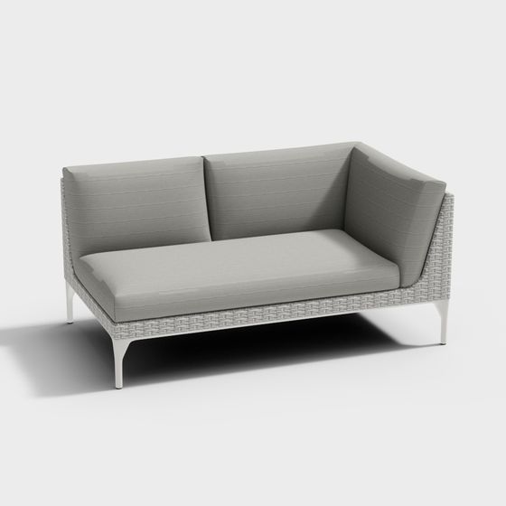 Urban Comfort Sofa 3D model for Modern Spaces