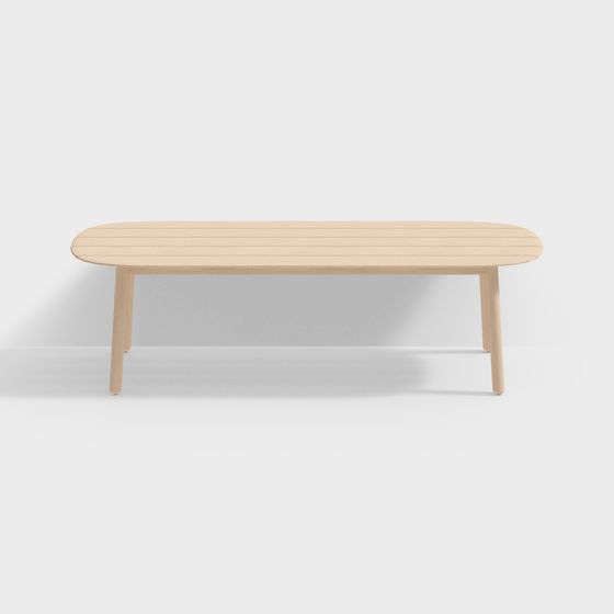 Streamlined Coffee Table 3D model