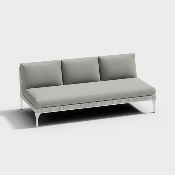 Urban Comfort 3D model Sofa for Modern Interiors