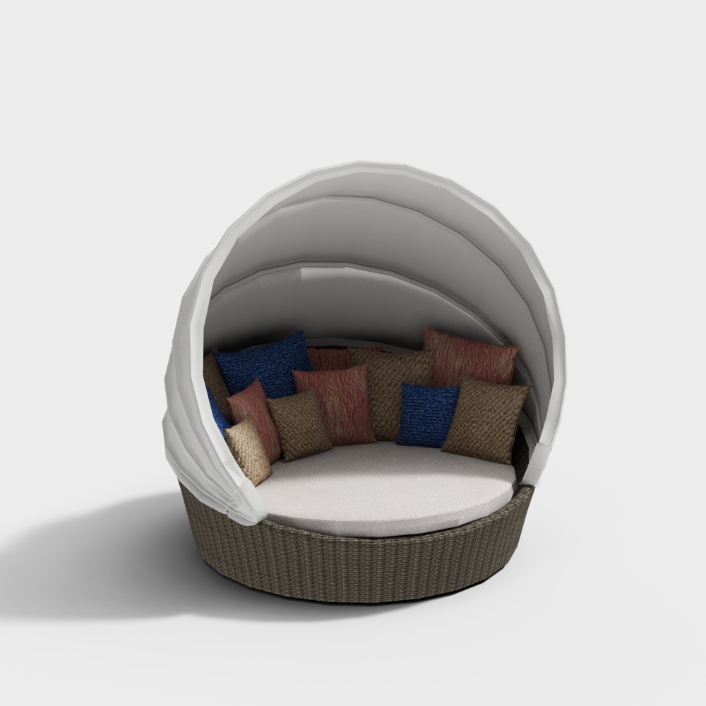 Stylish Dome Leisure Chair 3D model