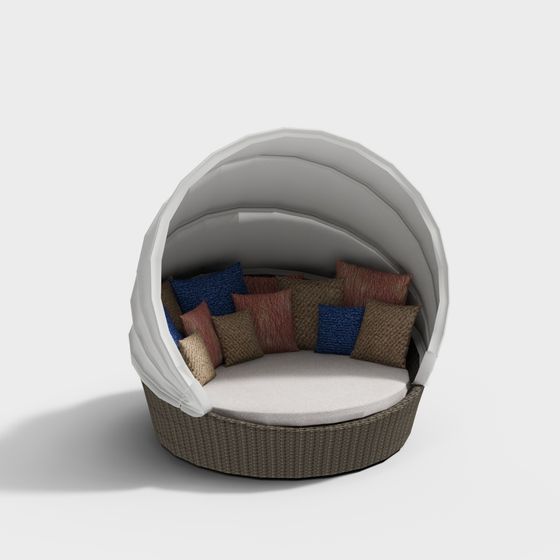 Stylish Dome Leisure Chair 3D model